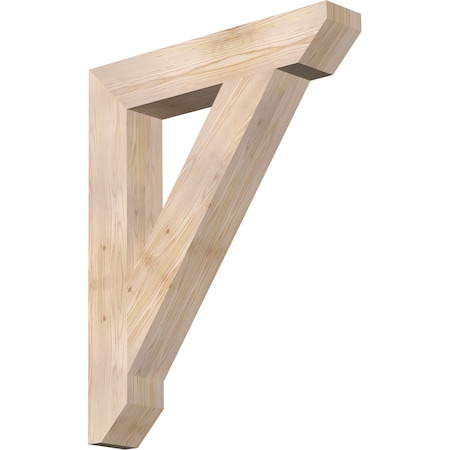 Ekena Millwork Traditional Slat Smooth Bracket, Douglas Fir, 5 1/2"W x 32"D x 40"H BKT06X32X40TRA06SDF